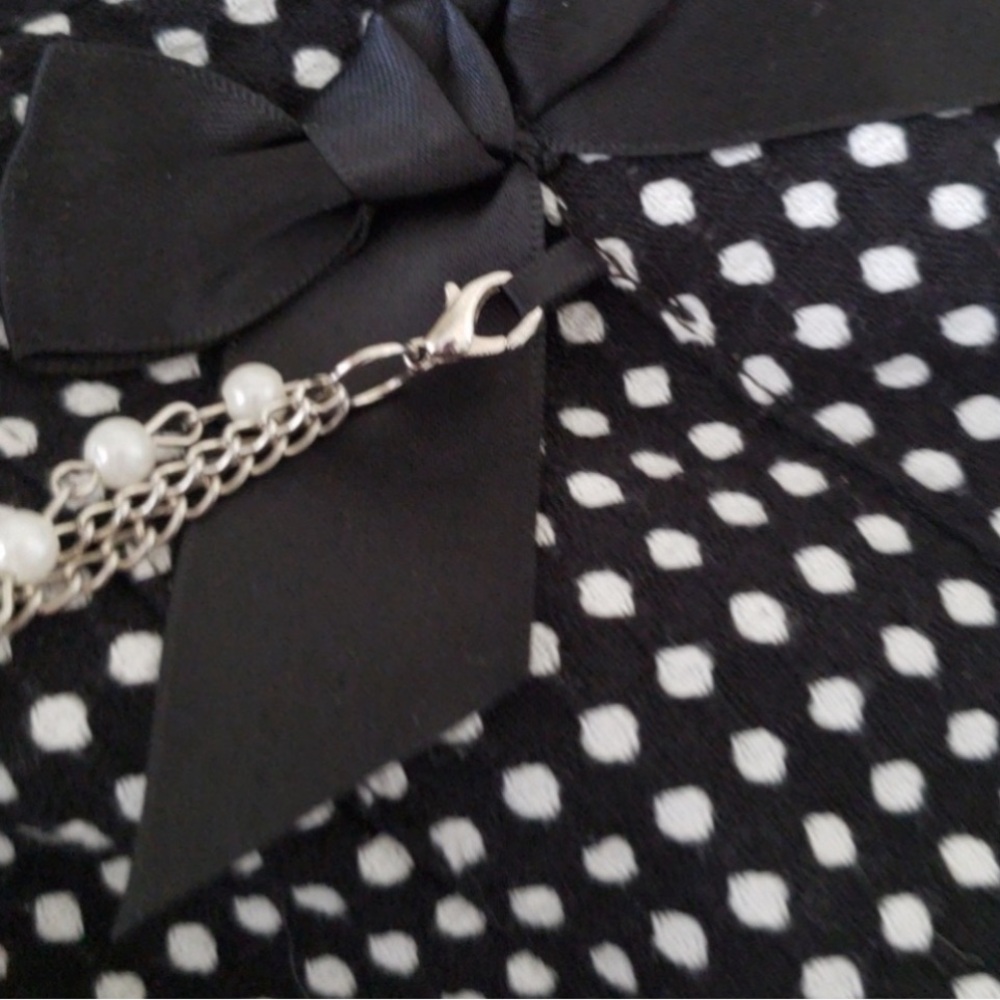 Vintage Wrapper 90’s Polka Dot Skirt - Picture 4 of 6